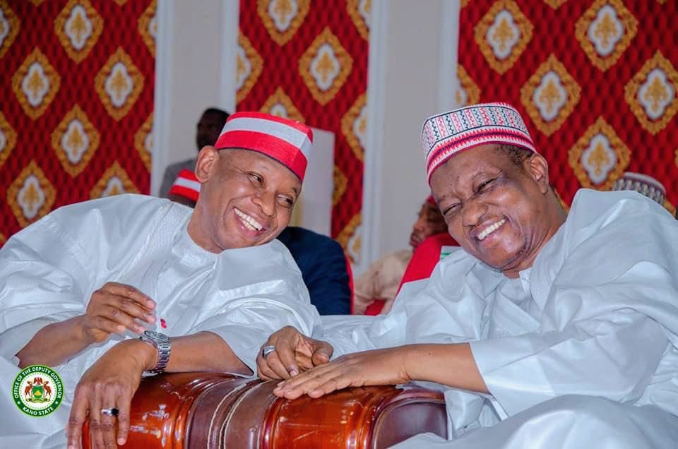 Governor Abba Yusuf and Deputy Governor Aminu Abdussalam