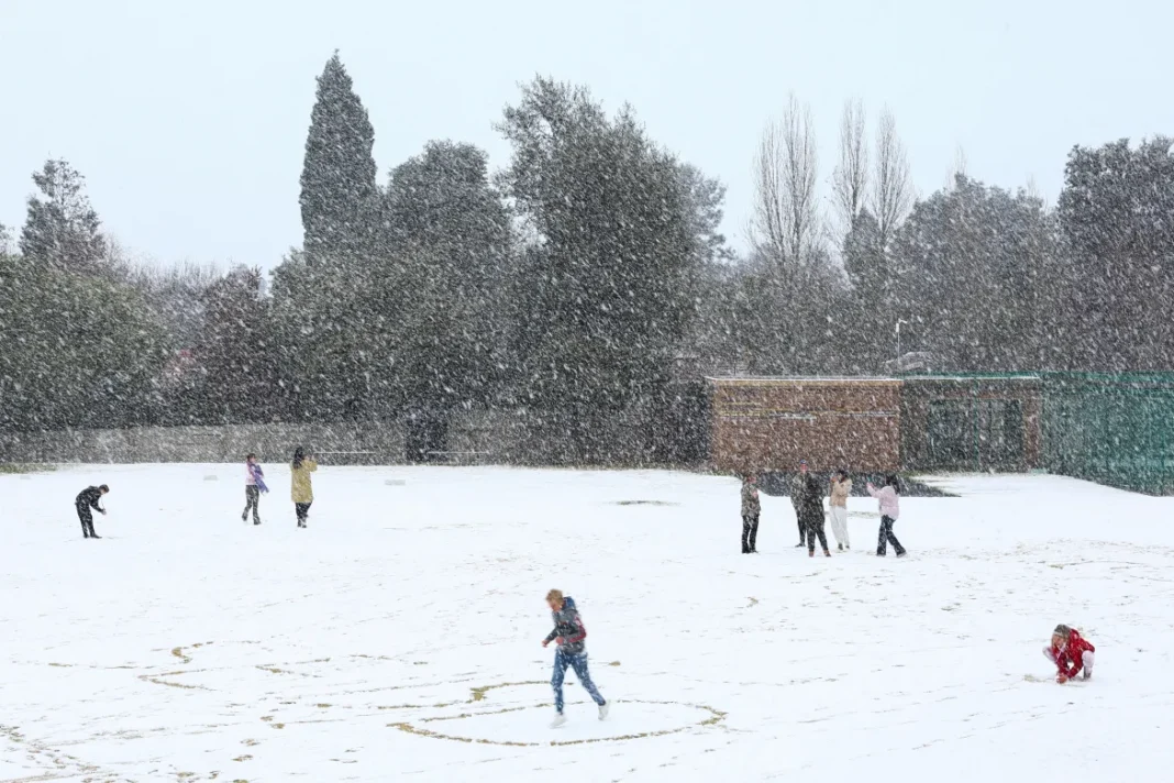 Snowfall in south africa