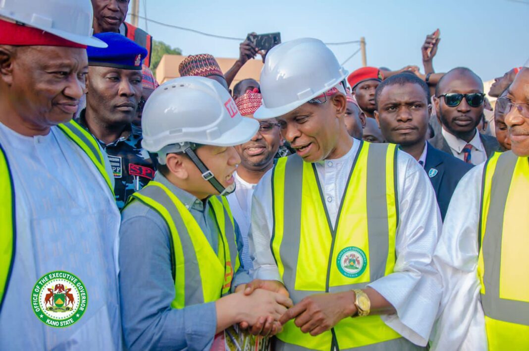 Governor Yusuf Starts 5-Kilometer Road Project in Ghari LGA.