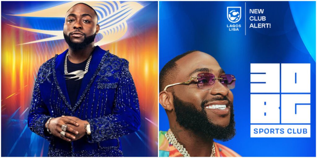 Davido has launched a football club named 30BG FC in Lagos.